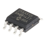 Microchip 25AA512-I/SN, 512kbit Serial EEPROM Memory, 250ns 8-Pin SOIC Serial-SPI