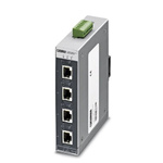 Phoenix Contact Ethernet Switch, 4 RJ45 port, 24V dc, 100Mbit/s Transmission Speed, DIN Rail Mount FL SWITCH SFNT 4TX/FX