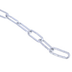 RS PRO Galvanised Steel Chain, 10m Length, 30 kg Lifting Load