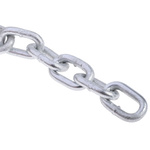 RS PRO Galvanised Steel Chain, 10m Length, 145 kg Lifting Load