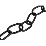 RS PRO Japanned Steel Chain, 10m Length, 50 kg Lifting Load