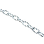 RS PRO Zinc Plated Steel Chain, 10m Length, 37 kg Lifting Load