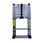 TUBESCA Telescopic Ladder Aluminium 13 steps 3.8m open length