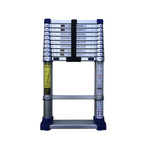 TUBESCA Telescopic Ladder Aluminium 11 steps 3.2m open length