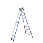 TUBESCA Aluminium Combination Ladder 10 steps 2.92m open length