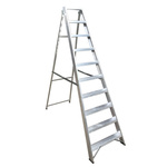 RS PRO Aluminium 10 steps Step Ladder, 2.170m open length