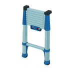 Zarges Telescopic Ladder Aluminium 13 steps 3.8m open length