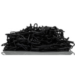 RS PRO Black Steel Chain Link, 10m Length