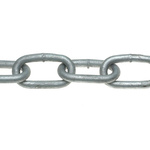 RS PRO Galvanised Steel Chain Link, 10m Length