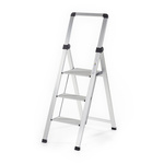 RS PRO 3 Tread Aluminium Steps 680mm Platform Height, Silver