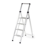 RS PRO 4 Tread Aluminium Steps 1510mm Platform Height, Silver