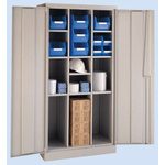 2 Door Steel Lockable Floor Standing Storage Cabinet, 1820 x 915 x 505mm