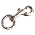 RS PRO Nickel Plated Steel Swivel Spring Hook