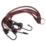 RS PRO 6 Hooks Bungee Cord, 800mm Long, 8 mm Diameter