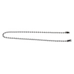 RS PRO Chrome Plated Brass Chain, 300mm Length