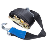 RS PRO 4m Clawhook Ratchet Strap, 45mm Wide, 1200kg Breaking Strain