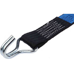 RS PRO 4m Clawhook Webbing Strap, 45mm Wide, 600kg Breaking Strain