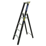 Zarges Aluminium 4 steps Step Ladder, 1.06m platform height