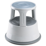 RS PRO 2 Tread Steel Kick Step 0.4m Platform Height, Grey