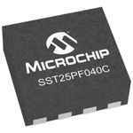 Microchip 4Mbit SPI Flash Memory 8-Pin WDFN, SST25PF040C-40I/MF