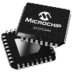 Microchip 4Mbit EPROM 32-Pin PLCC, AT27C040-90JU
