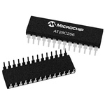 Microchip AT28C256-15PU, 256kbit Parallel EEPROM Memory, 150ns 28-Pin PDIP Serial-2 Wire