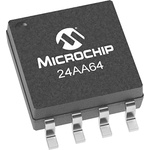 Microchip 24AA64T-I/SN, 64kbit Serial EEPROM Memory, 900ns 8-Pin SOIC Serial-I2C