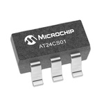 Microchip AT24CS01-STUM-T, 1kbit EEPROM Memory Chip, 550ns 5-Pin SOT-23-5 Serial-2 Wire, Serial-I2C