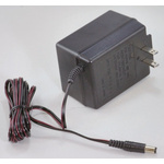 Aiko Denshi Plug In Power Supply 6V dc, 300mA, 1 Output Linear Power Supply, 2-Pin America/Japan
