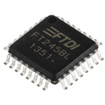 FTDI Chip FIFO Memory, 32-Pin LQFP, FT245BL-REEL
