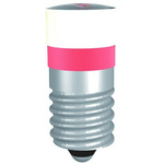 LED Reflector Bulb, E10, Red, Single Chip, 9.7mm dia.