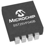 Microchip 4Mbit SPI Flash Memory 8-Pin SOIC, SST25VF040B-50-4C-S2AF