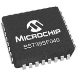 Microchip 4Mbit Parallel Flash Memory 32-Pin PLCC, SST39SF040-55-4I-NHE