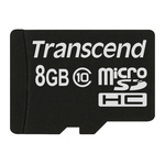 Transcend 8 GB MicroSDHC, MicroSDXC Card Class 10