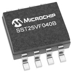 Microchip 4Mbit SPI Flash Memory 8-Pin SOIC, SST25VF040B-50-4I-SAF-T