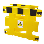Addgards Black & Yellow Safety Barrier, Extendable Barrier