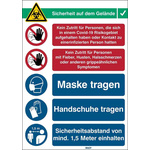 Brady Safety Poster, PP, German, 371 mm, 262mm
