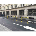 RS PRO Yellow/Black Safety Barrier, Barrier