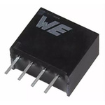 Wurth Elektronik 177920511, 1-Channel, Isolated, Un-Regulated DC-DC Converter, 0mA 4-Pin, SIP