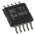 Texas Instruments, TPS54160DGQ Step-Down Switching Regulator, 1-Channel 1.5A Adjustable 10-Pin, MSOP