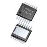 Infineon ITS4075QEPDXUMA1, QuadHigh Side, High Side Power Switch IC 14-Pin, PG-TSDSO-14