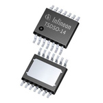 Infineon ITS4090QEPDXUMA1, QuadHigh Side, High Side Power Switch IC 14-Pin, PG-TSDSO-14