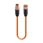 Lumberg Automation, RST Series, Straight Male to Straight Female Cordset, 5 Core 1.5m Cable