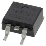 onsemi MC7805CD2TG, 1 Linear Voltage, Voltage Regulator 1A, 5 V 3-Pin, D2PAK