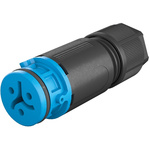 Wieland, RST 08i2/3 Female 2 Pole Circular Connector, Cable Mount, with Strain Relief, Rated At 8A, 250 V, 400 V