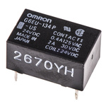 Omron SPDT PCB Mount Latching Relay - 3 A, 24V dc For Use In Signal Applications