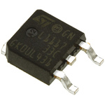 STMicroelectronics LD1117DT33CTR, 1 Low Dropout Voltage, Voltage Regulator 1.3A, 3.3 V 3-Pin, DPAK