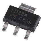 STMicroelectronics LD1117AS33TR, 1 Low Dropout Voltage, Voltage Regulator 1.2A, 3.3 V 3+Tab-Pin, SOT-223