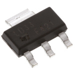 STMicroelectronics LD1117S33CTR, 1 Low Dropout Voltage, Voltage Regulator 1.3A, 3.3 V 3+Tab-Pin, SOT-223