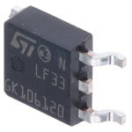 STMicroelectronics LF33CDT-TR, 1 Low Dropout Voltage, Voltage Regulator 500mA, 3.3 V 3-Pin, DPAK